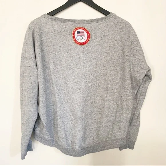 Nike Olympic Team USA Cropped Sweatshirt Medium - Picture 2 of 9